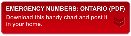 emergency contact ontario