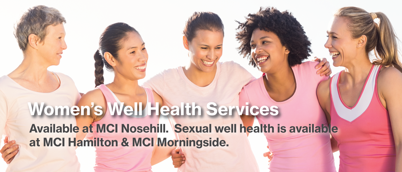 Women's Health Clinics available at select MCI clinic locations